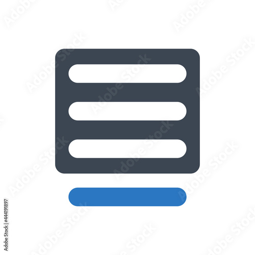 Paragraph justify icon