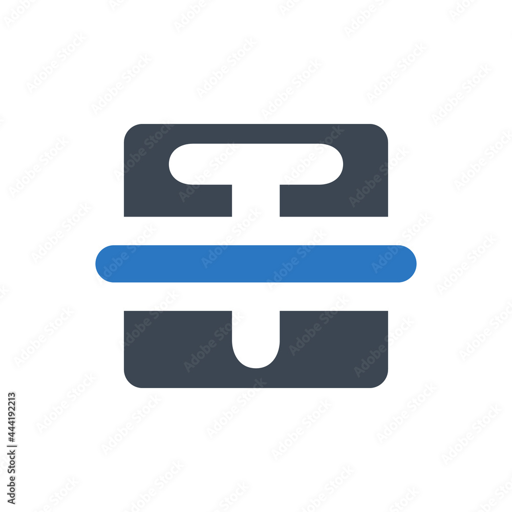 Text strike icon Text strike icon