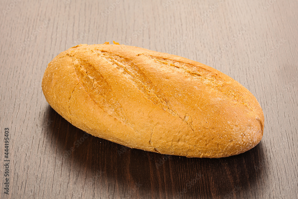 Crust tasty loaf over board