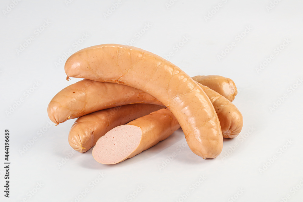 Natural meat sausages with minced meat Natural meat sausages with minced meat