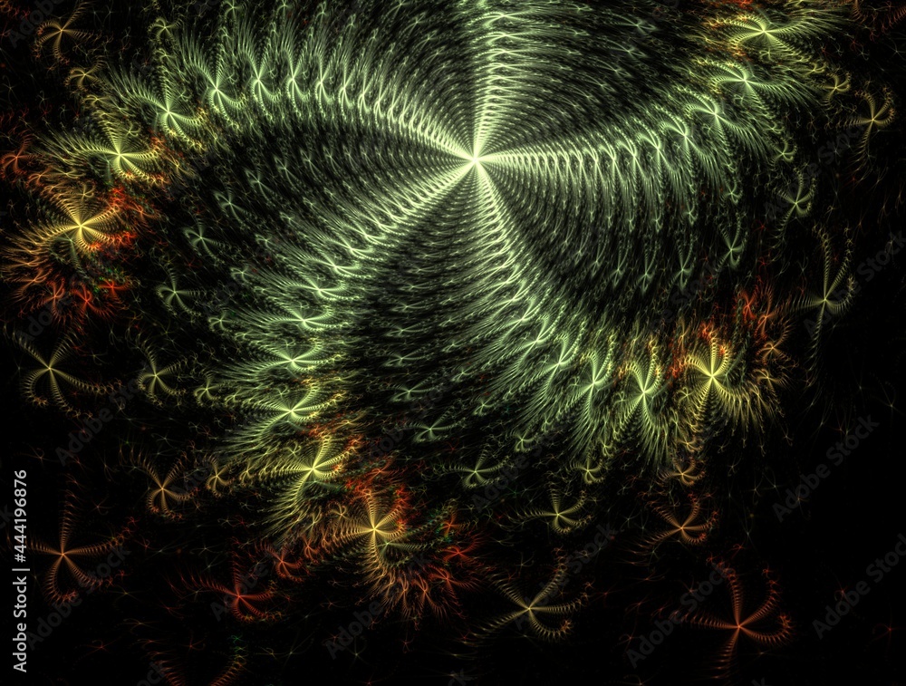 Fototapeta premium Imaginatory fractal background generated Image