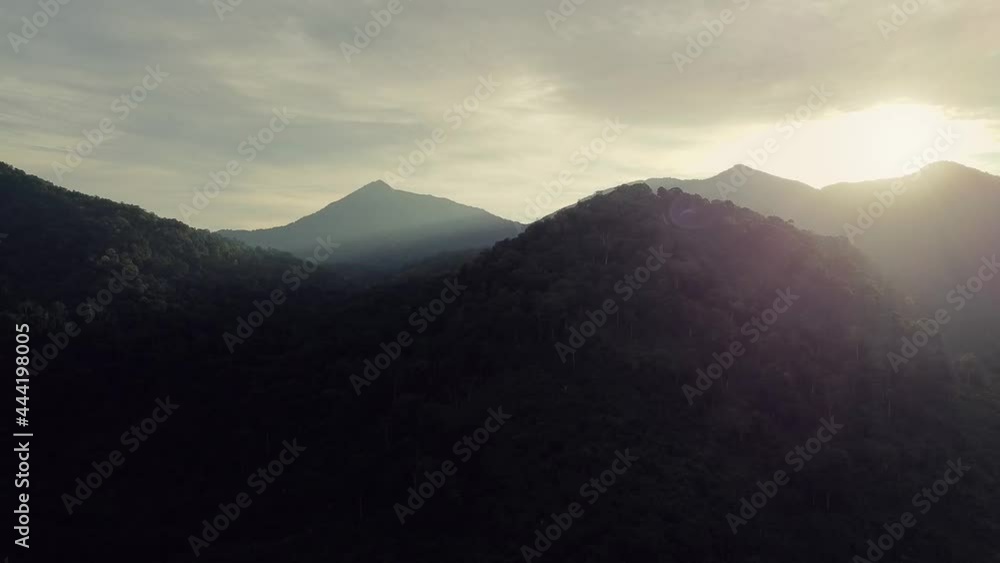 cloudy morning sunrise in the mountains tropical cloudy morning sunrise in the mountains tropical