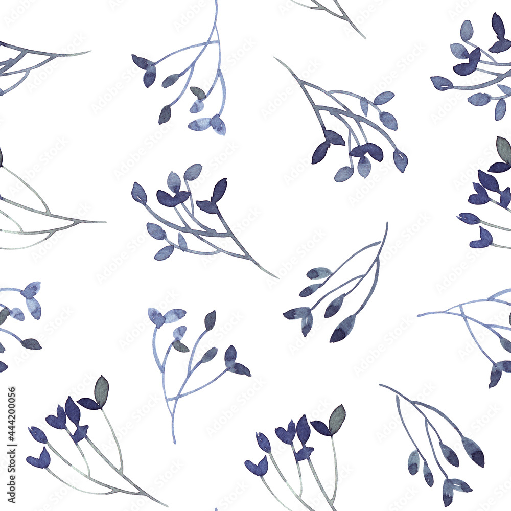 Fototapeta premium Watercolor organic pattern