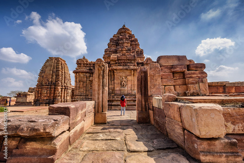 The Mallikarjuna Temple at Pattadakal temple complex, Karnataka, India