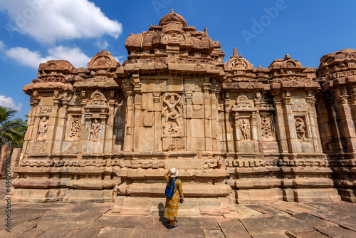 The Mallikarjuna Temple at Pattadakal temple complex, Karnataka, India