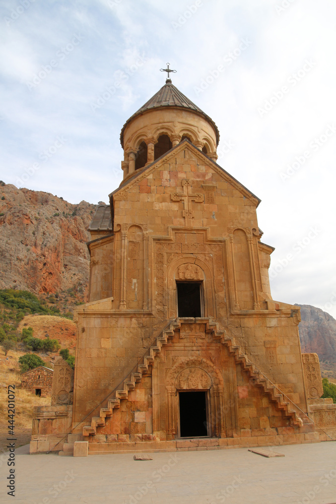 Mausoleum Church of Noravank Monastery, Armenia. Mausoleum Church of Noravank Monastery in the Amaghu Gorge, one of the main tourist attractions of Armenia. 
