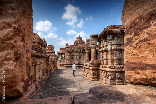 The Virupaksha Temple at Pattadakal temple complex, Karnataka, India