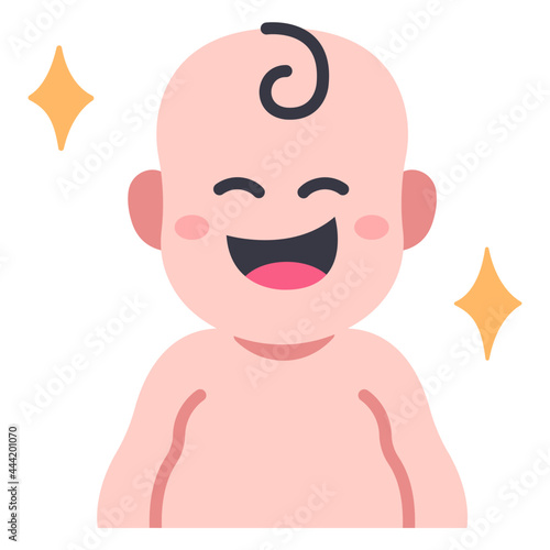 baby smile icon