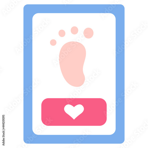 baby footprint icon
