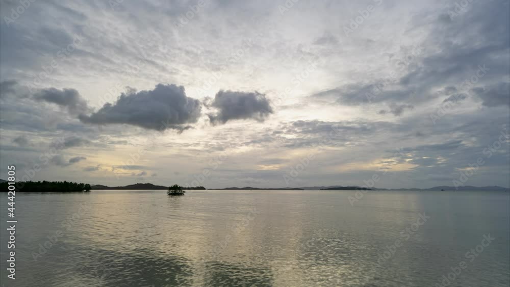 Amazing nature cloudscape Time Lapse storm clouds at sunset or sunrise time Horrible weather perfect for digital cinema composition background Timelapse of dark clouds moving fast over sea Amazing nature cloudscape Time Lapse storm clouds at sunset or sunrise time Horrible weather perfect for digital cinema composition background Timelapse of dark clouds moving fast over sea