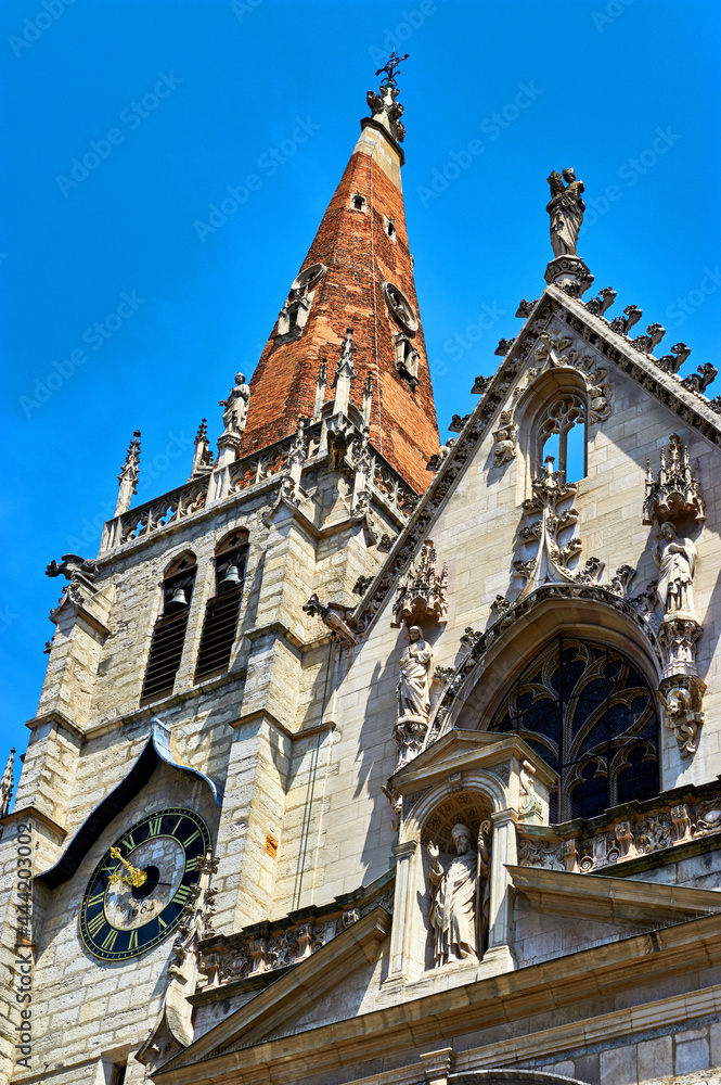 Saint-Nizier church in the city center of Lyon, France