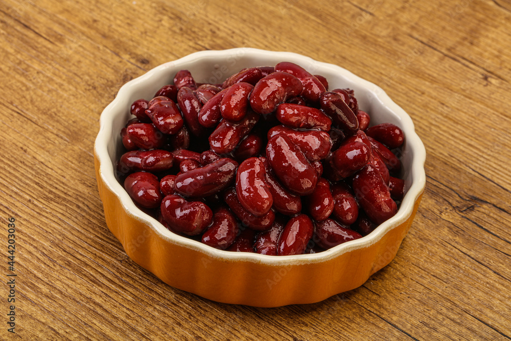 Canned red Kidney in the bowl Canned red Kidney in the bowl