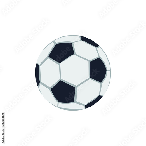 Football Vector isolated on white background.