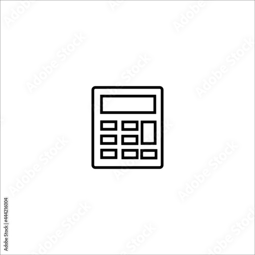 icon illustration calculator