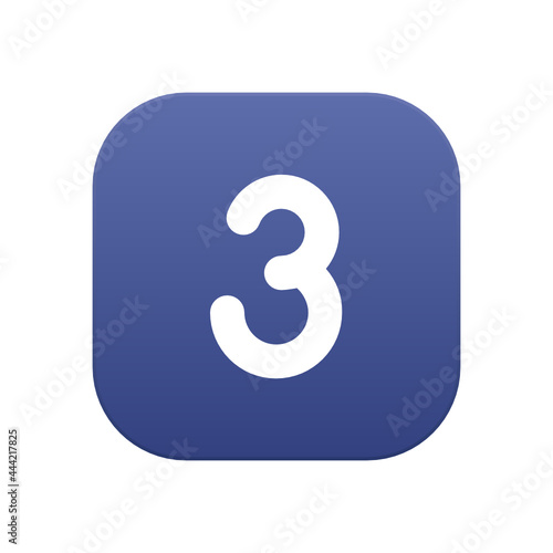 Three - Sticker
