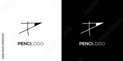 Simple and unique Pencil logo design