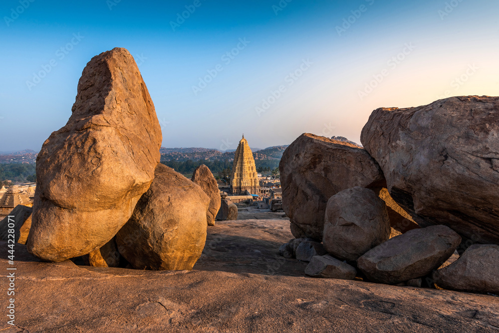 Stunning view at Sree Virupaksha Temple, Hampi, Karnataka, India Stunning view at Sree Virupaksha Temple, Hampi, Karnataka, India