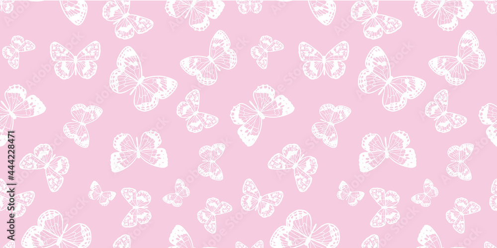 Butterfly seamless repeat pattern background Butterfly seamless repeat pattern background