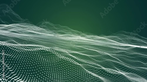 3D abstract terrain background vector