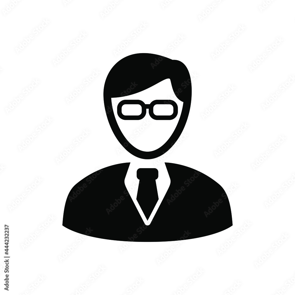 Male teacher icon vector graphic illustration Male teacher icon vector graphic illustration