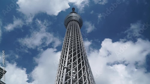 日本　東京スカイツリーと青空
