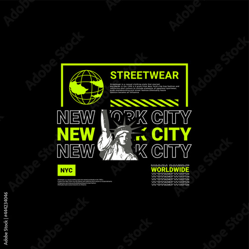 New york city writing design, suitable for screen printing t-shirts, clothes, jackets and others