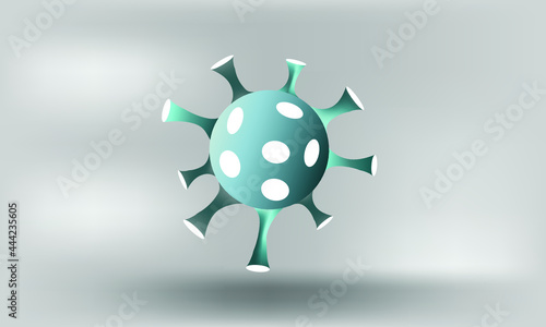 Coronavirus disease COVID-19 infection medical isolated. China pathogen respiratory influenza covid virus cells. New official name for Coronavirus disease named COVID-19, vector illustration