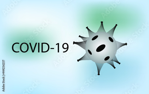 Coronavirus disease COVID-19 infection medical isolated. China pathogen respiratory influenza covid virus cells. New official name for Coronavirus disease named COVID-19, vector illustration