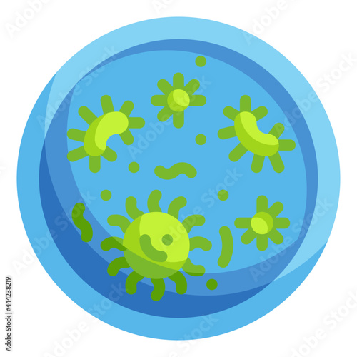 microorganism flat icon