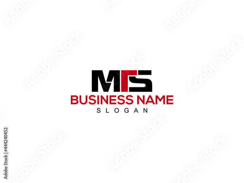 Letter MTS Logo Icon Vector Image Design For Company or Business photo