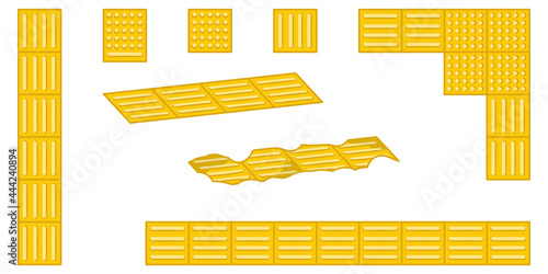 点字ブロックのセット
