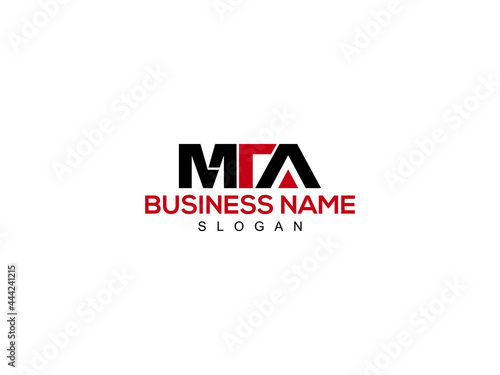 Letter MTA Logo Icon Vector Image Design For Company or Business photo