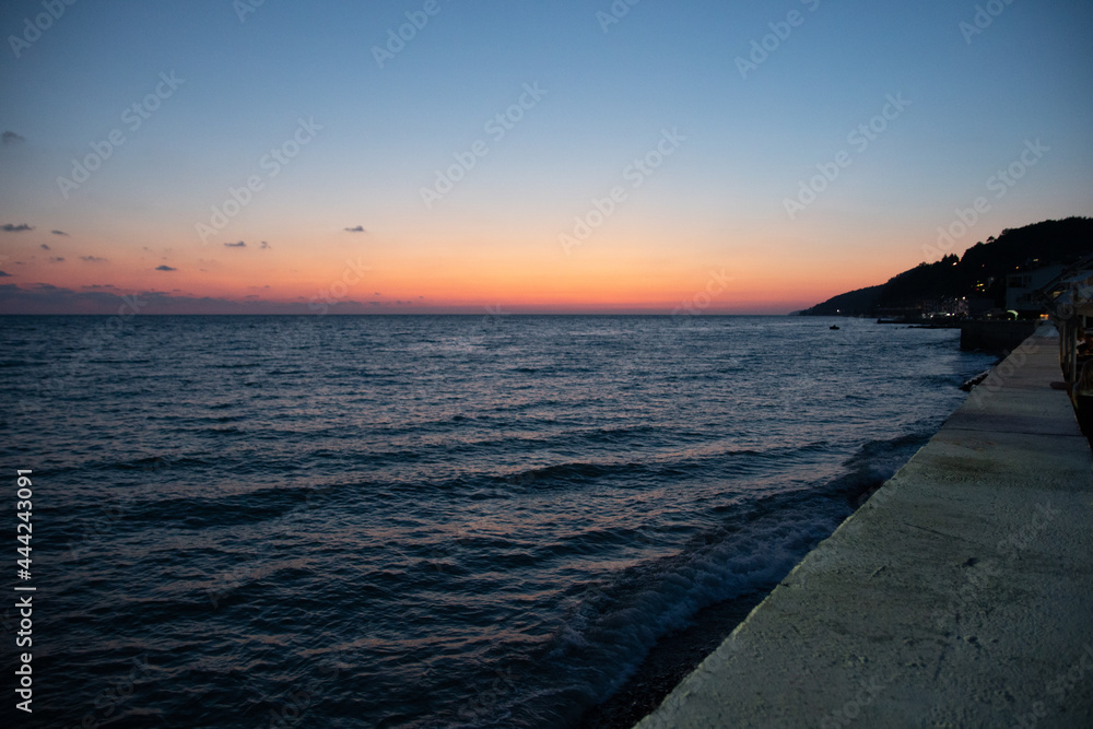 Fototapeta premium sunset on the beach