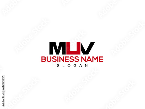 Letter MUV Logo Icon Vector Image Design For Company or Business