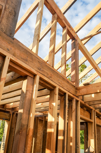 New home construction framing