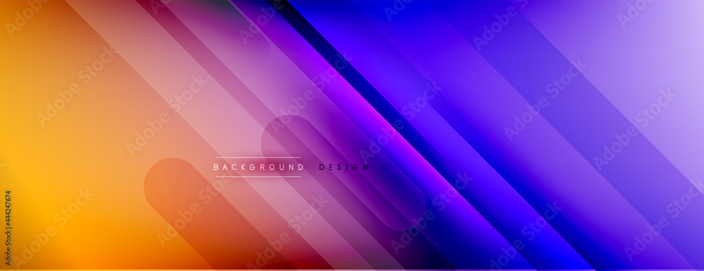 Abstract background - lines composition created with lights and shadows. Technology or business digital template. Trendy simple fluid color gradient abstract background with dynamic Abstract background - lines composition created with lights and shadows. Technology or business digital template. Trendy simple fluid color gradient abstract background with dynamic