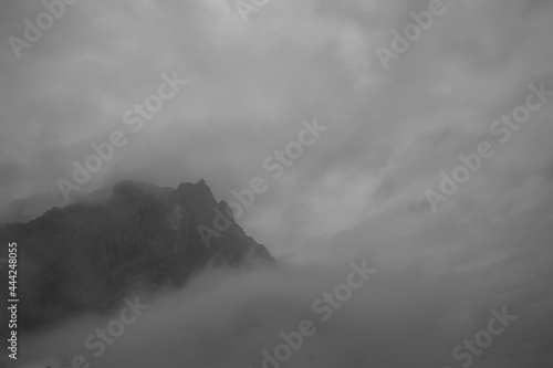 fog over the mountains (Vorarlberg, Austria) 