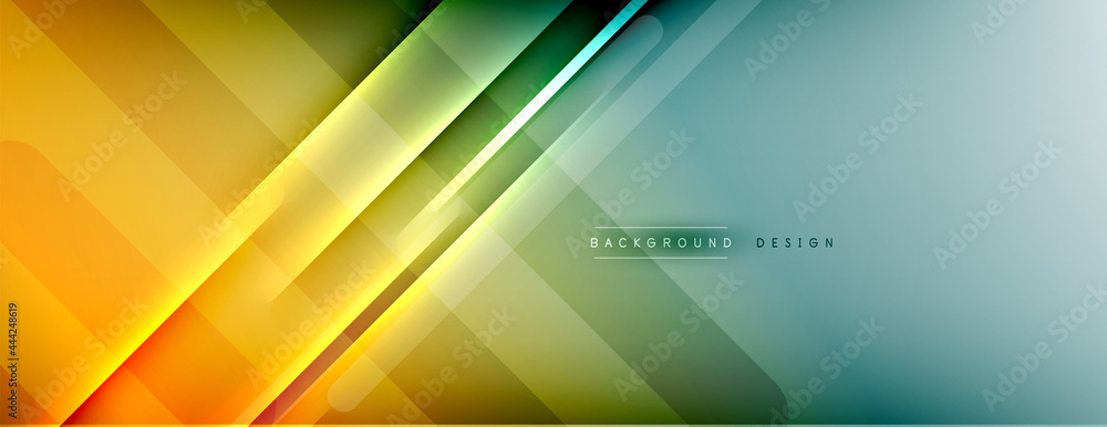 Abstract background - lines composition created with lights and shadows. Technology or business digital template. Trendy simple fluid color gradient abstract background with dynamic Abstract background - lines composition created with lights and shadows. Technology or business digital template. Trendy simple fluid color gradient abstract background with dynamic