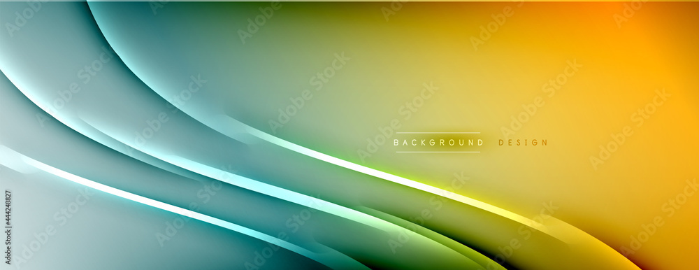 Abstract background - lines composition created with lights and shadows. Technology or business digital template. Trendy simple fluid color gradient abstract background with dynamic Abstract background - lines composition created with lights and shadows. Technology or business digital template. Trendy simple fluid color gradient abstract background with dynamic