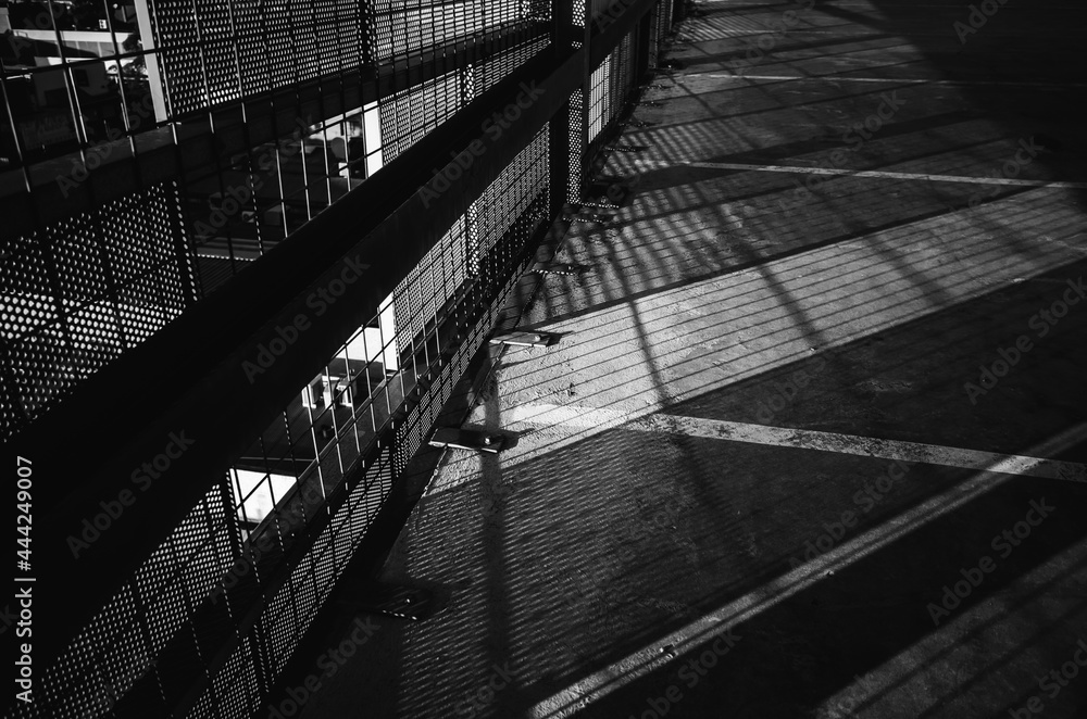 Black and white street Black and white street