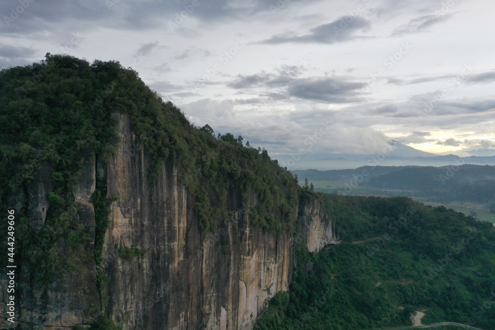 Harau Valley in Harau District, Fifty Cities Regency, West Sumatra Province.