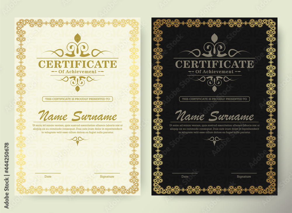 achievement certificate best award diploma design achievement certificate best award diploma design