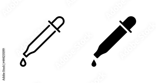 Fotografie Dropper icon vector for web, computer and mobile app
