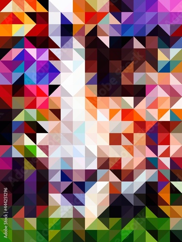 Graphical Abstract Painting Art Background Texture,Abstract Colorful Geometrical Artwork Poster,Modern Conceptual Art