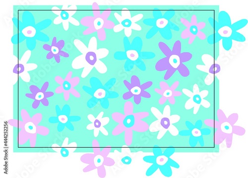 background with flowers