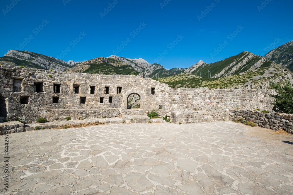 View of the fortress in Stari Bar