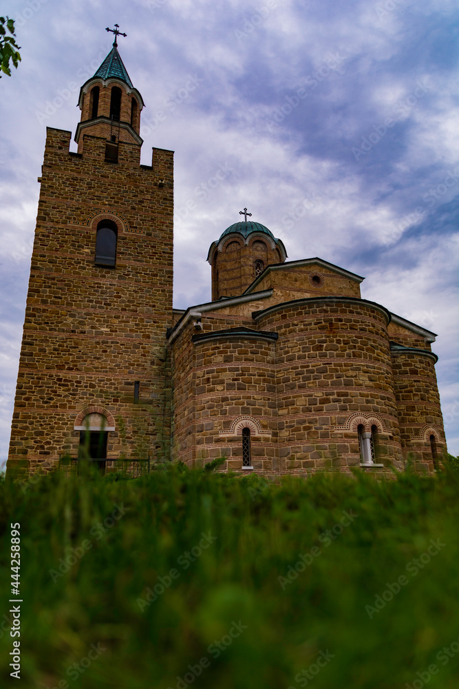 Tsarevets - church above the palace ruins.