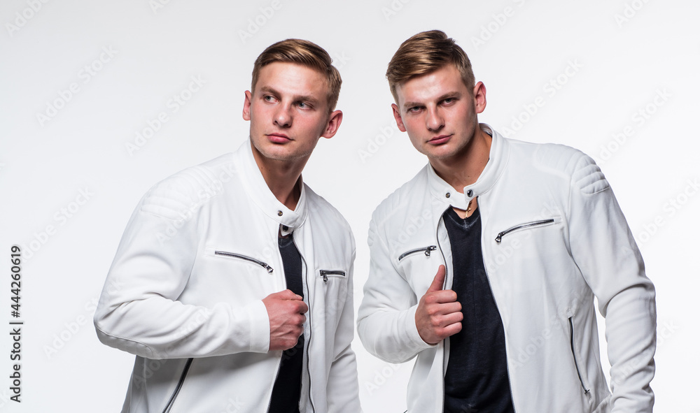young twin brothers with similar appearance, beauty young twin brothers with similar appearance, beauty