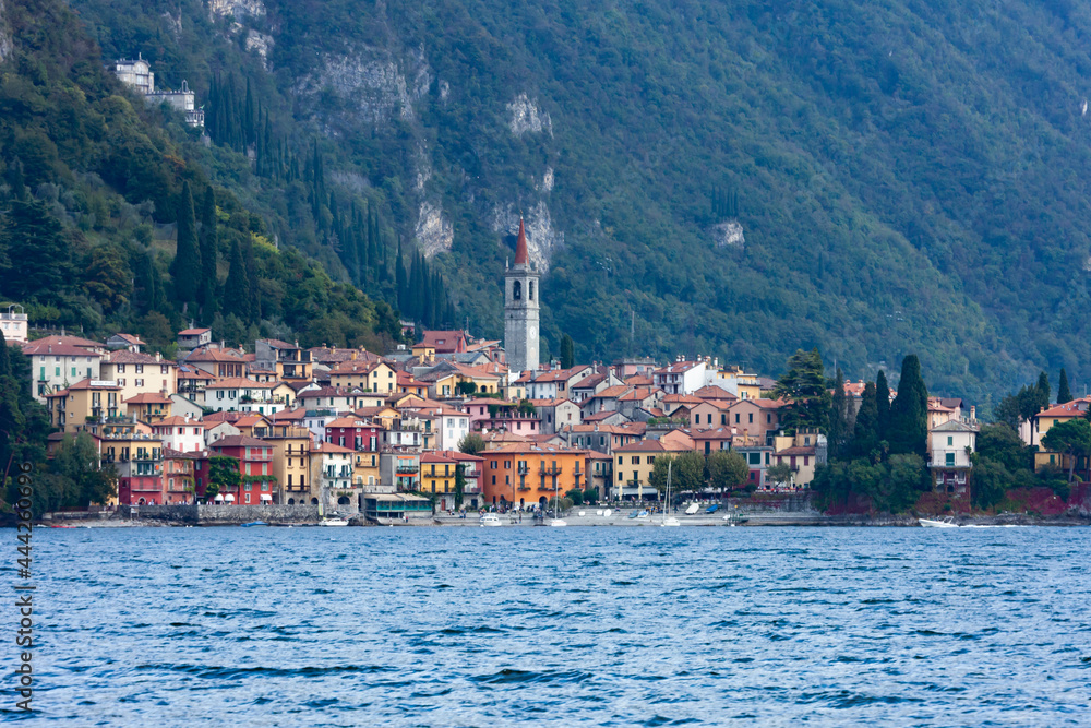 Beautiful village of Varenna in the center of Lake Como