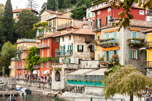 Beautiful village of Varenna in the center of Lake Como